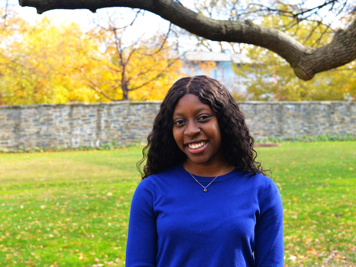 Alero Oyinlola (C’22), who worked on economic development in Arques, France