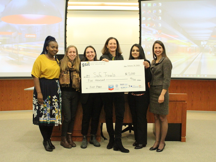 Team "Safe Travels" won first place at the Global Social Innovation Lab