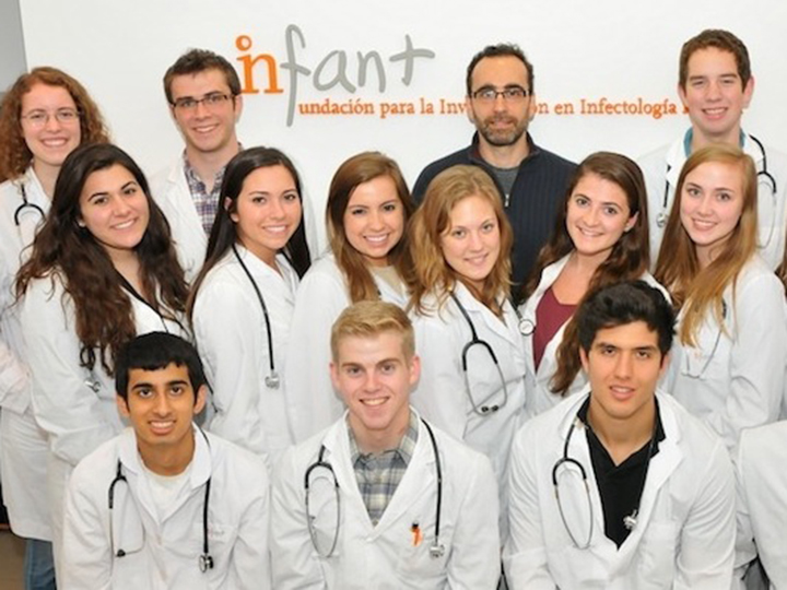 Students participating in the Translational Health Internship in Argentina