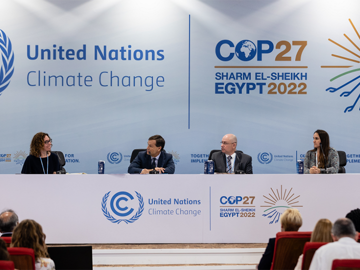 GCC Executive Director Kate Zyla (first left) moderated a panel of state leaders