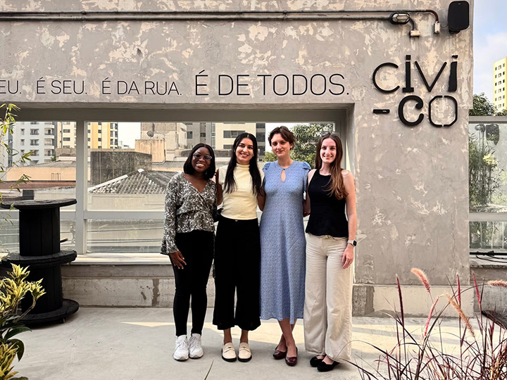 McCourt School of Public Policy students in Brazil