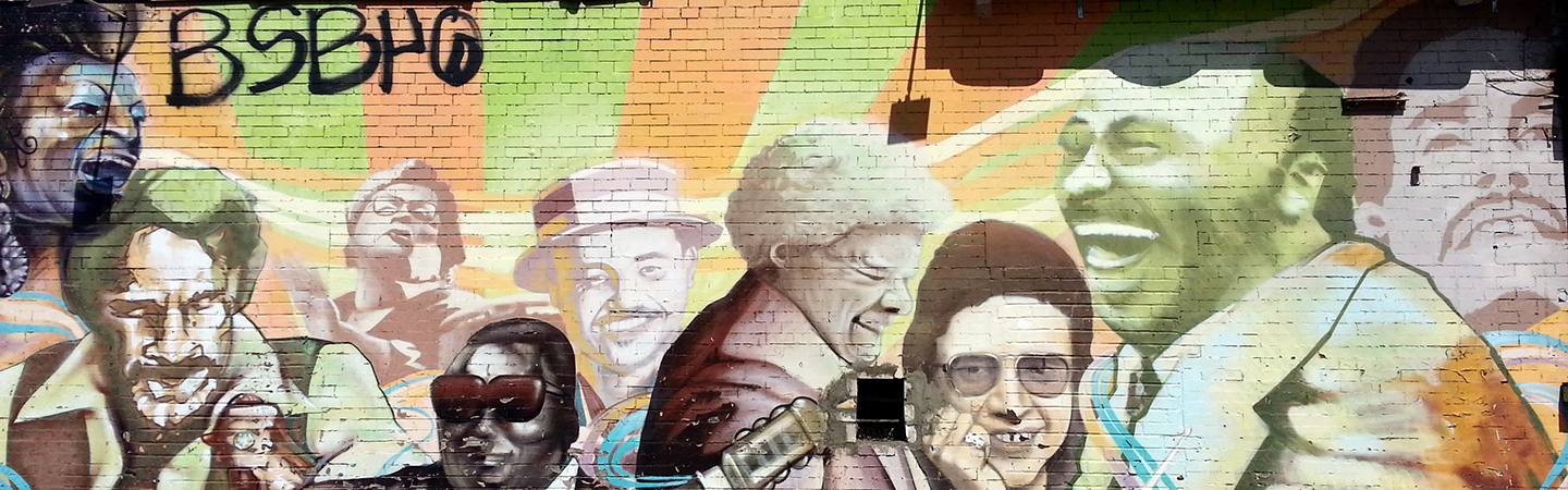 Brooklyn mural of slasa music legends