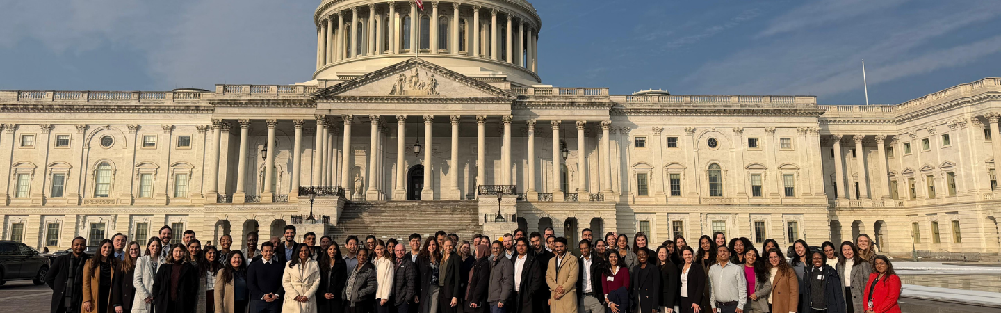 Students outside of Capitol Hill