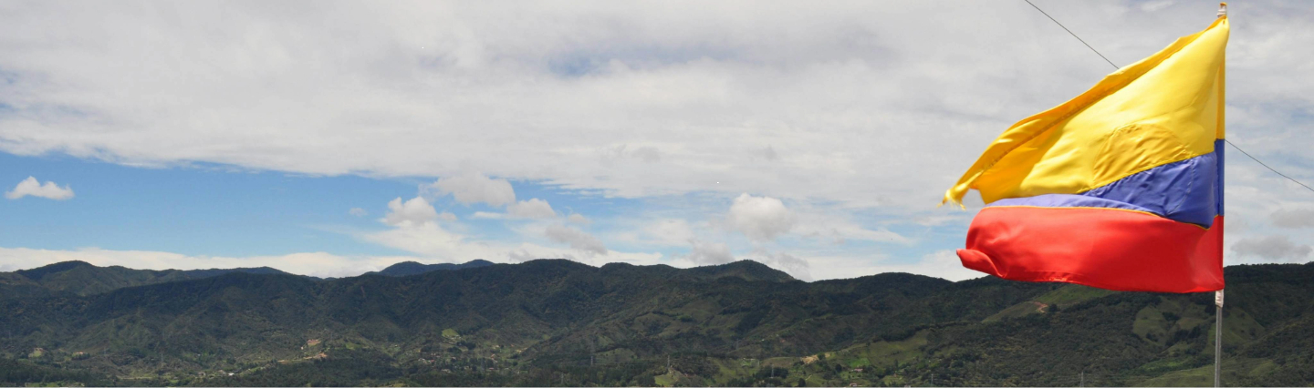 La bandera de Colombia