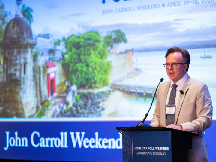 Norman J. Beauchamp speaking