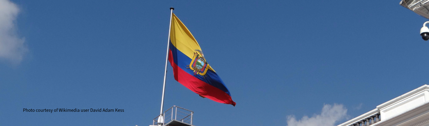 Bandera ecuatoriana