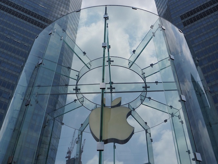 Apple store in Shanghai, China.