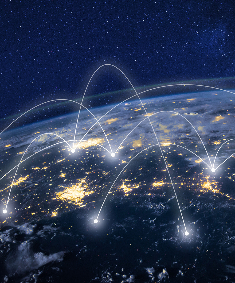 Map of computer networks