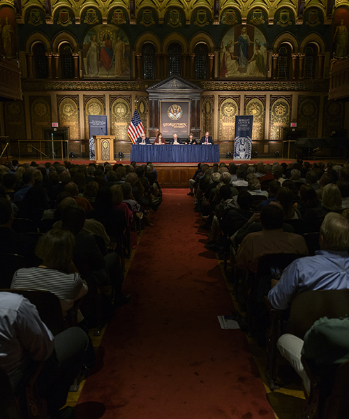 Panelists at Public Dialogue in September 2018