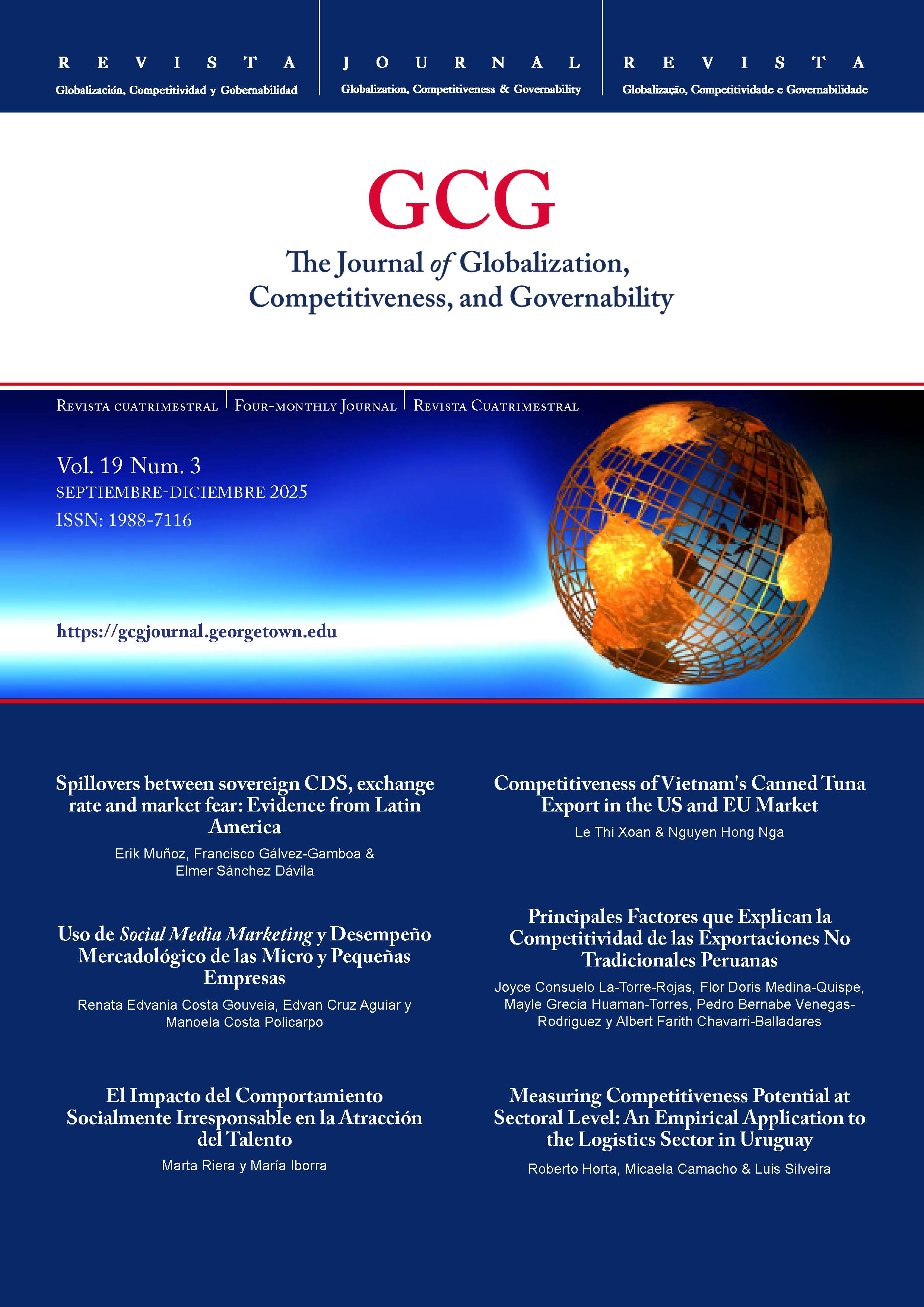 Volumen 19, Número 3 de la Revista GCG
