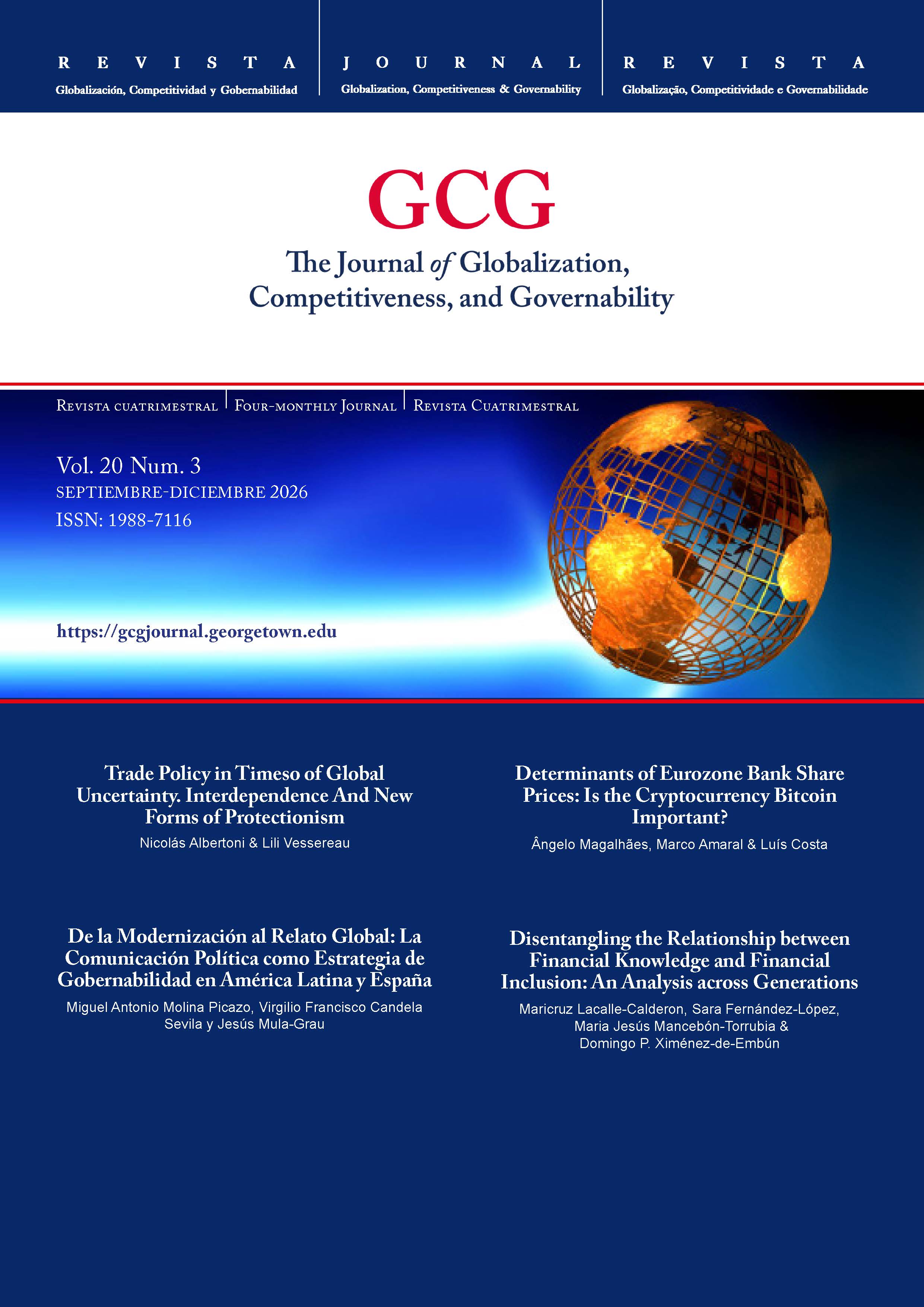 Cover of GCG Journal, Volume 20, Issue 3