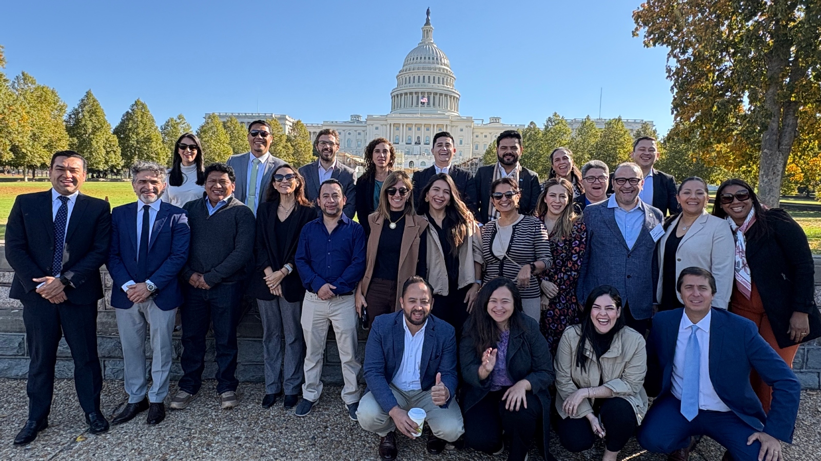 The ILG 2024 cohort in front of the United States Capitol