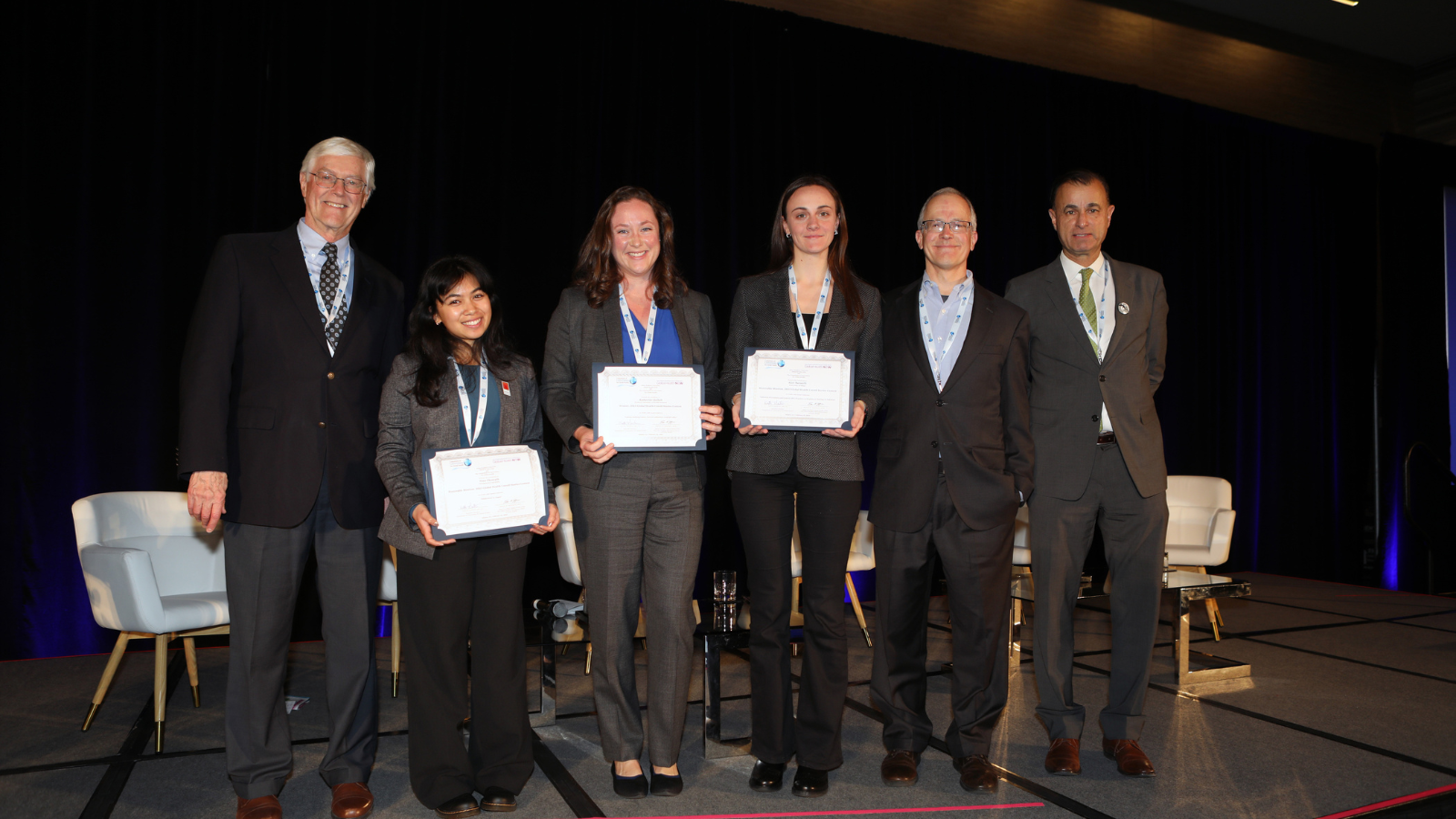 Student accepting their certificates