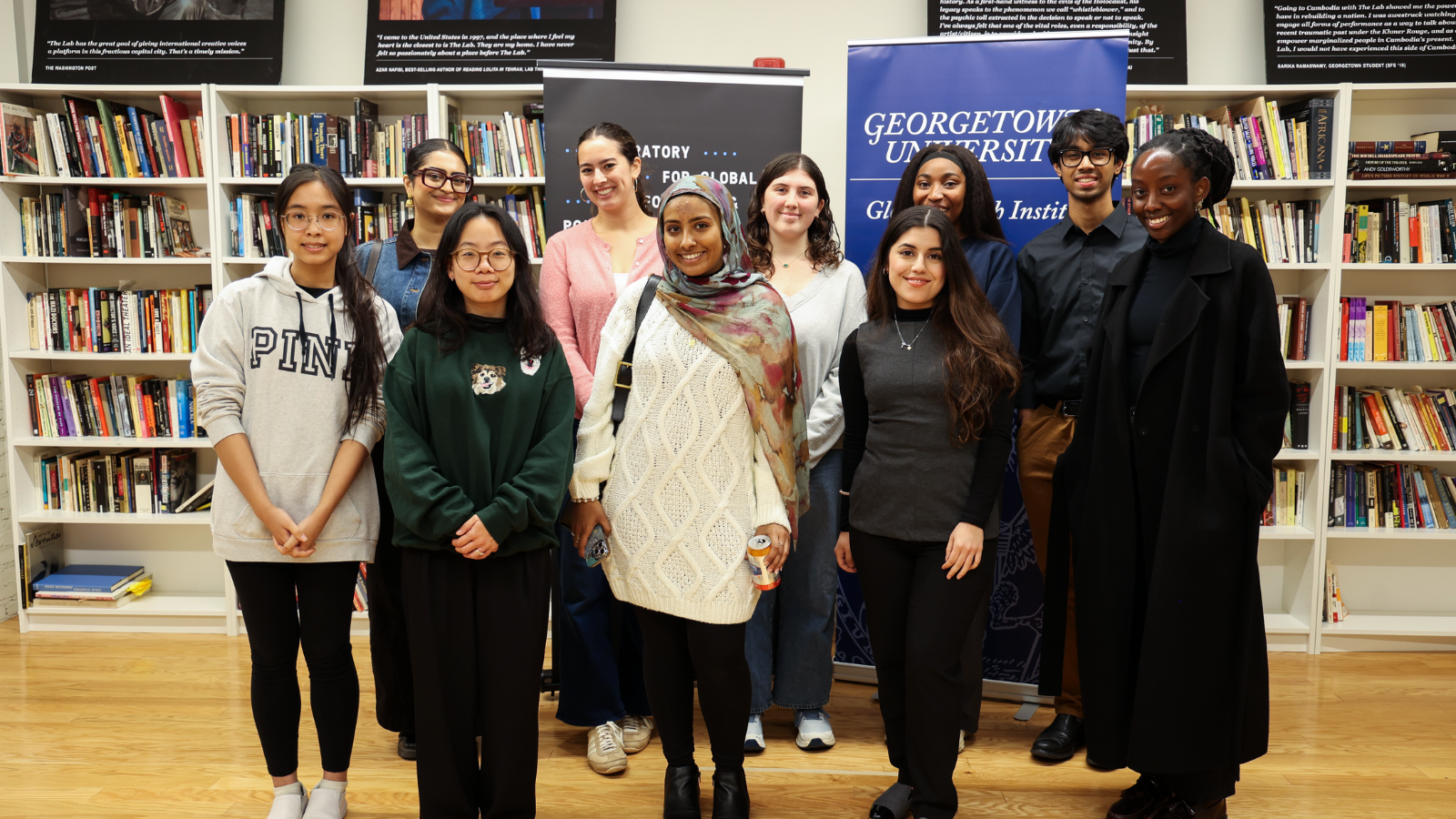 Global Health Student Fellows at the In Your Shoes event