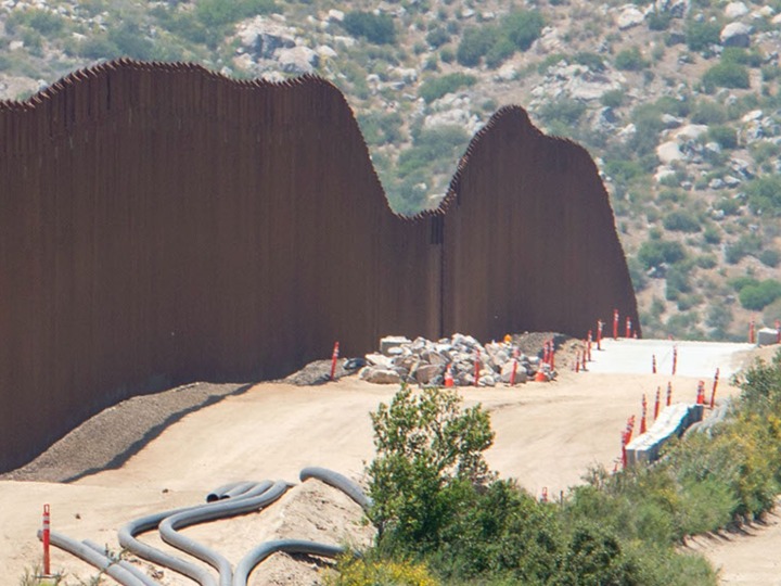 Border Between Mexico and USA