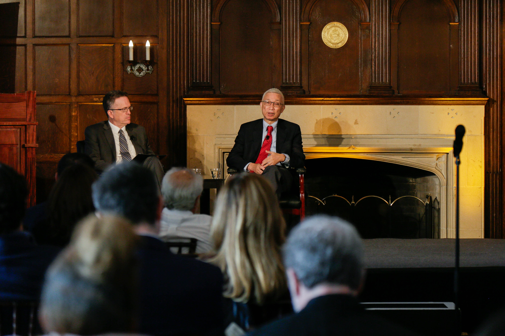 L-R: Thomas Banchoff, Minxin Pei