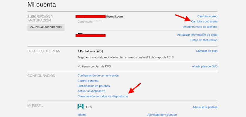 Como Hago Para Cambiar La Contraseña De Netflix