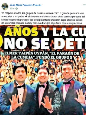 Chacalón Jr. enfurece contra el Grupo 5 Chacalón Jr. enfurece contra el Grupo 5