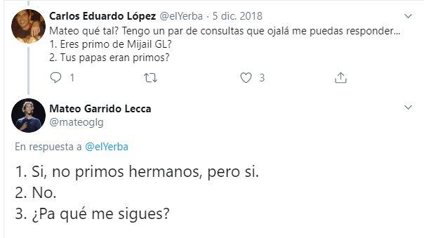 Mijael Garrido Lecca sobre Mateo Garrido Lecca: “No somos cercanos” Mijael Garrido Lecca sobre Mateo Garrido Lecca: “No somos cercanos”