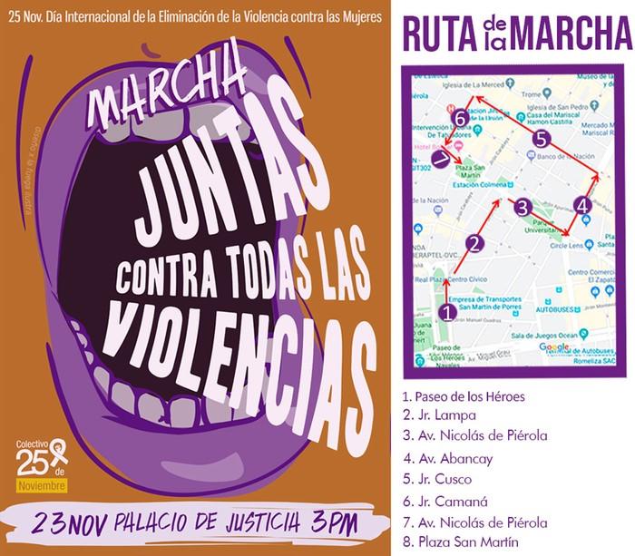 marcha juntas contra todas violencias