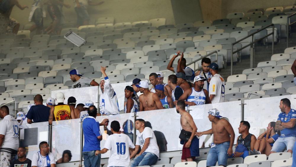 Incidentes en estadio de Cruzeiro