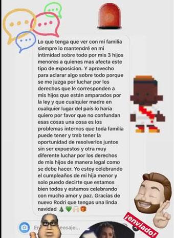 Melissa Klug en discrepancias con su hija 
