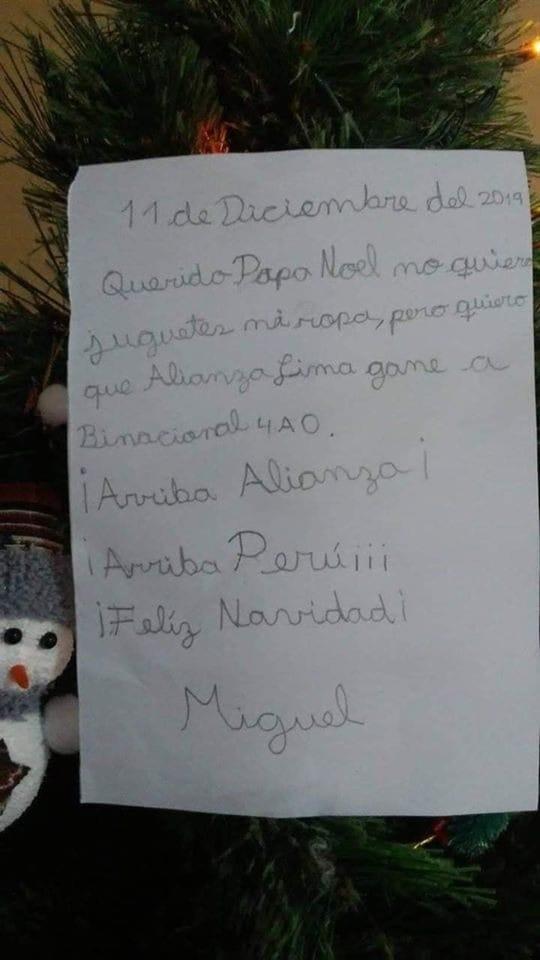 Carta a Papá Noel Carta a Papá Noel