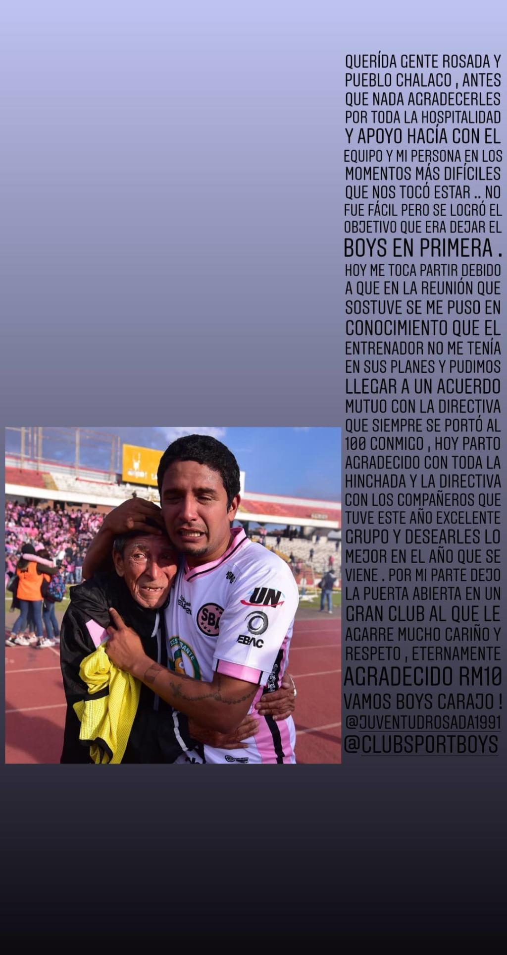 Carta de Reimond Manco