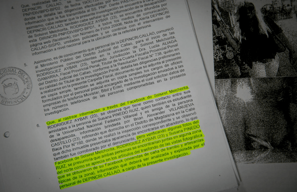 Informe Policial realizado por la Dirincri sobre el caso de Solsiret Rodríguez. Informe Policial realizado por la Dirincri sobre el caso de Solsiret Rodríguez.