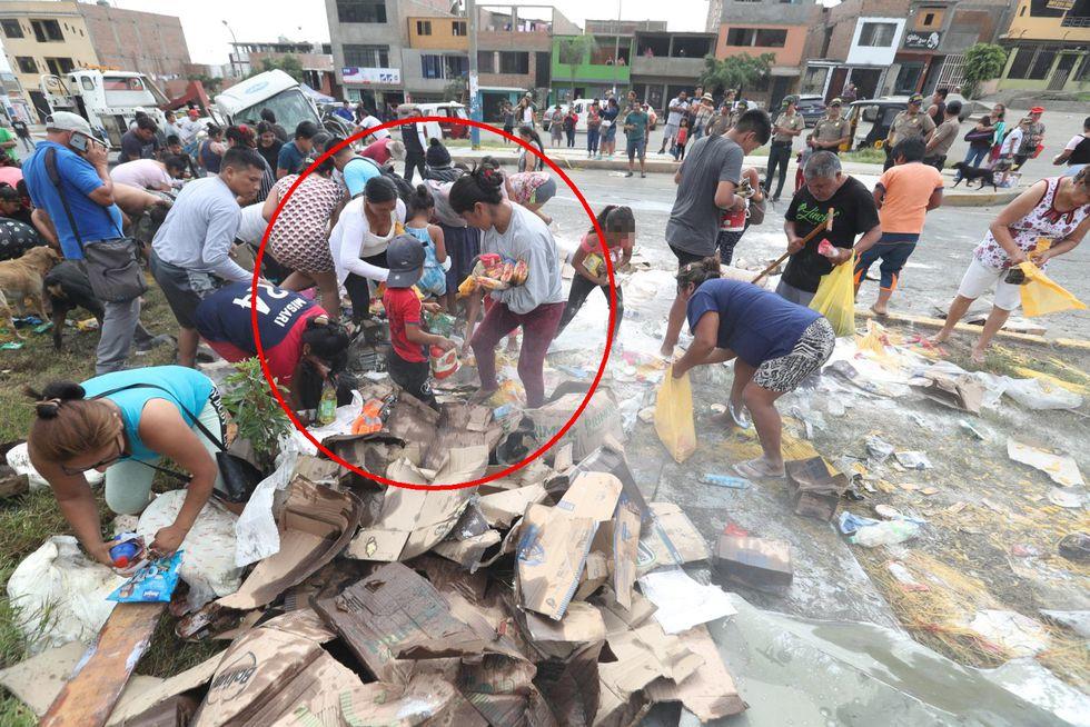 No les importó que haya heridos y víctimas mortales en el accidente. Foto: El Comercio.   