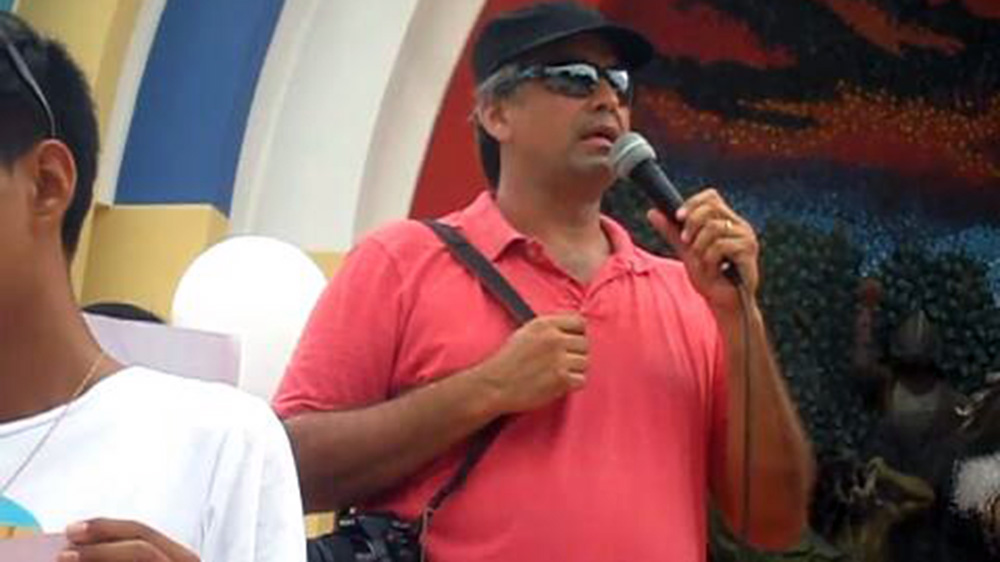 Ciudadano chileno en contra del abuso sexual infantil en Tumbes.