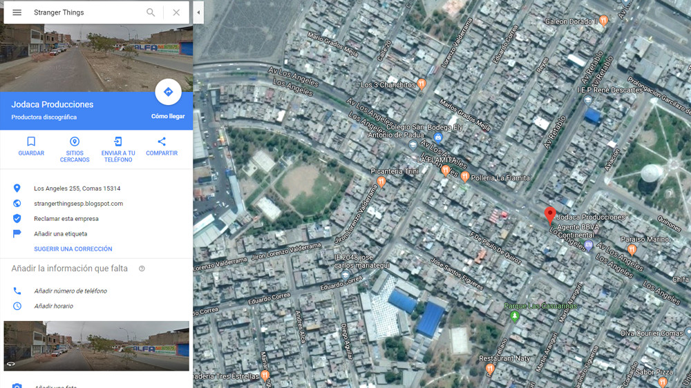 Google Maps Si pones "Stranger Things" en la app te aparece esto