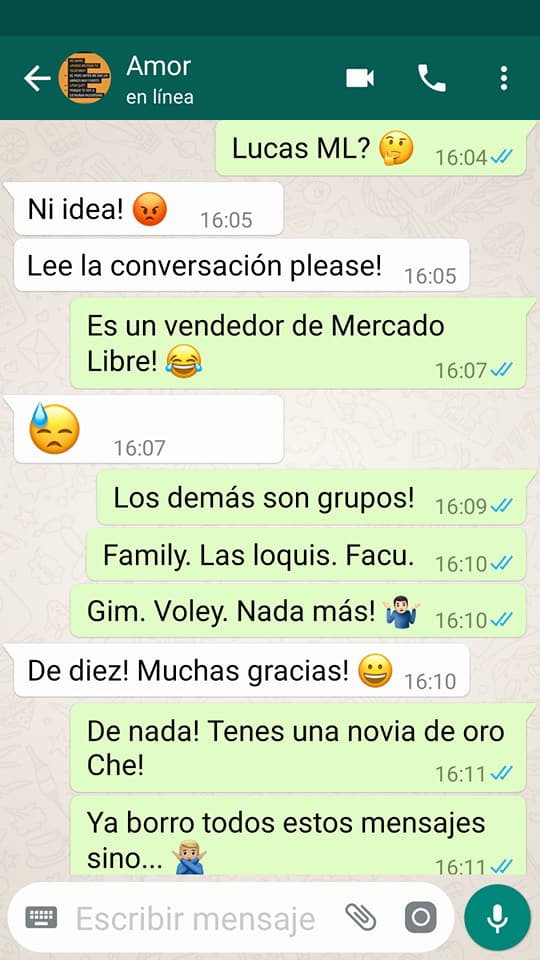 Mi Novio Tontea Con Otra Por Whatsapp