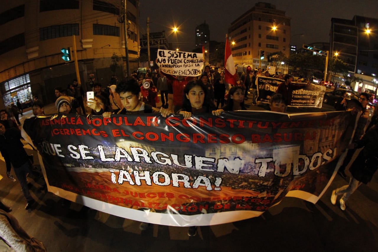 marcha contra la corrupción