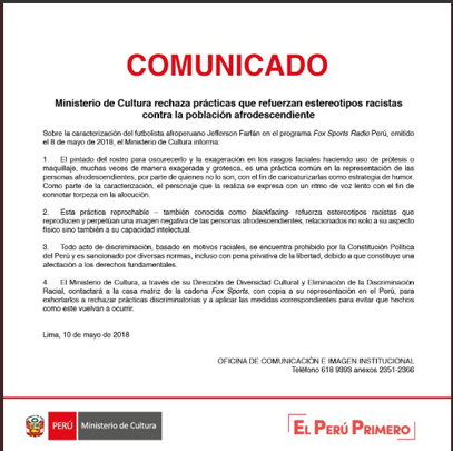 Comunicado