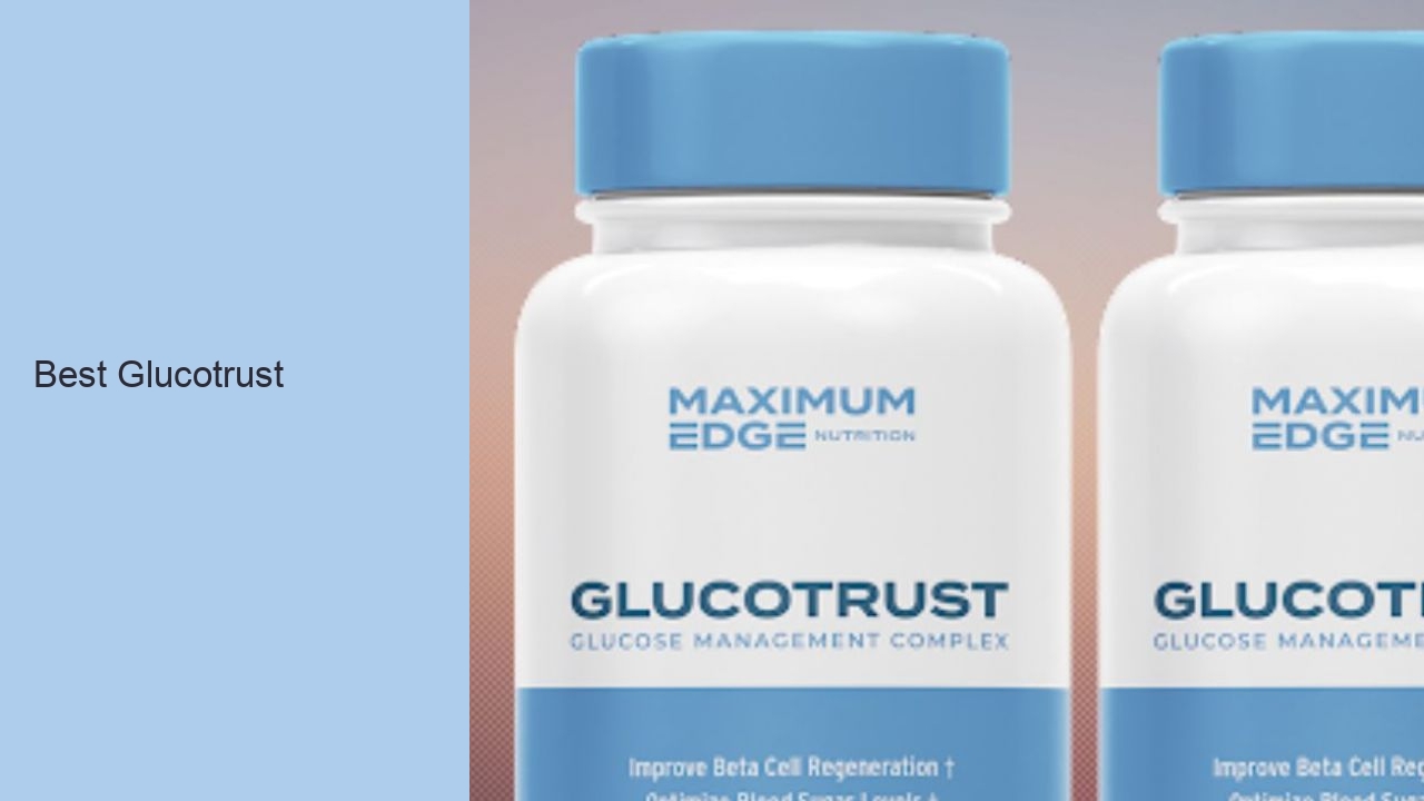 Best Glucotrust