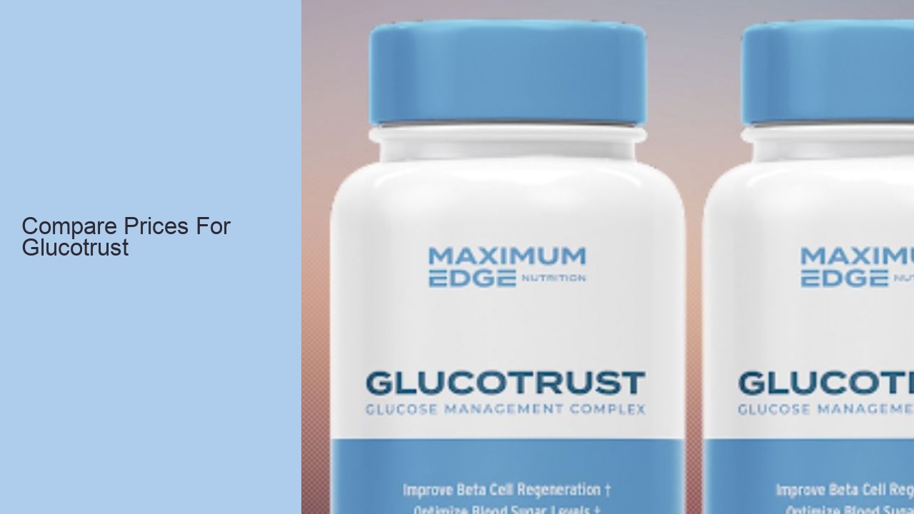 Compare Prices For Glucotrust