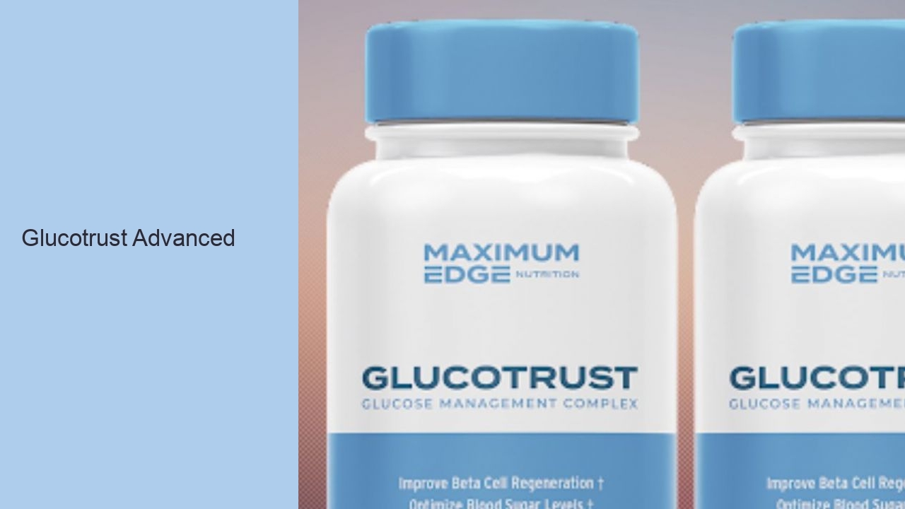 Glucotrust Advanced