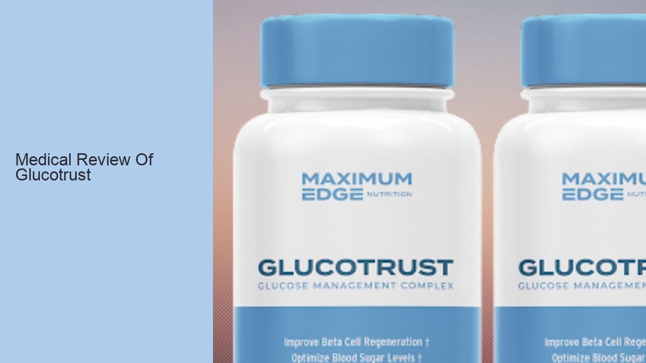 Medical Review Of Glucotrust