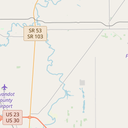 Wyandot County Ohio Map