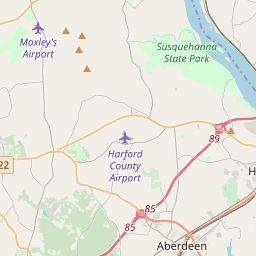 Map Of Harford County Md - World Map Atlas