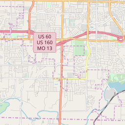 Springfield Missouri Zip Code Map