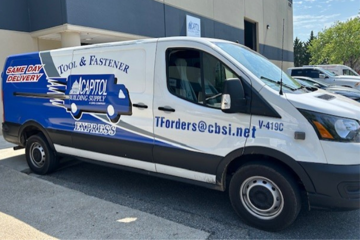CBSI Tool & Fastener Express van