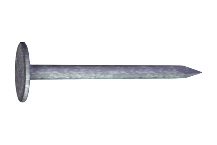 Grabber round flat head nail