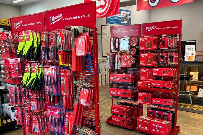 Milwaukee Tool yard display