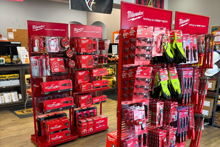 Milwaukee Tool yard display