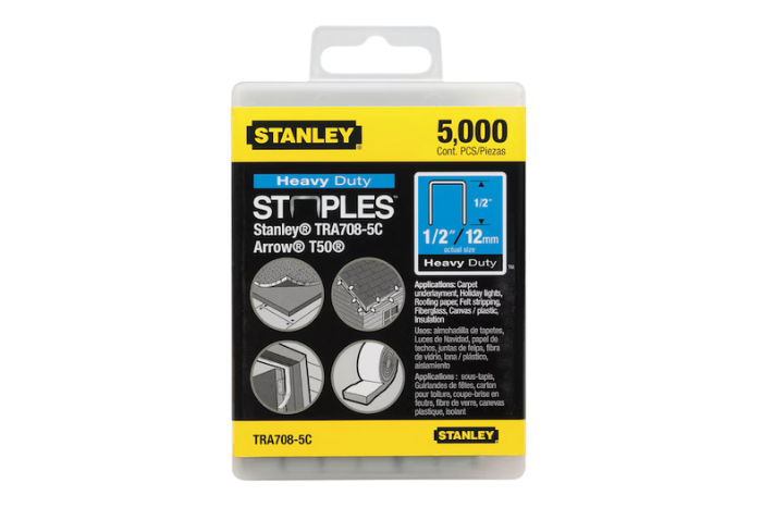 Stanley Tools heavy-duty staples box