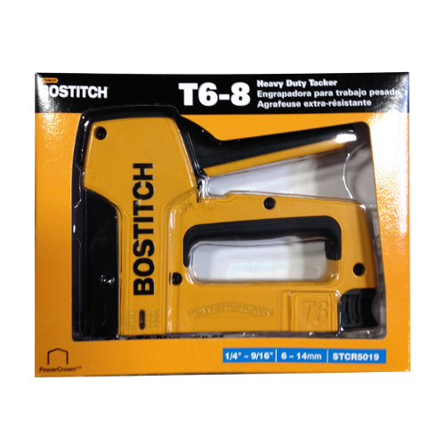 Stanley Bostitch T68 Squeeze Stapler, 1/4" to 9/16 T68 at TSW