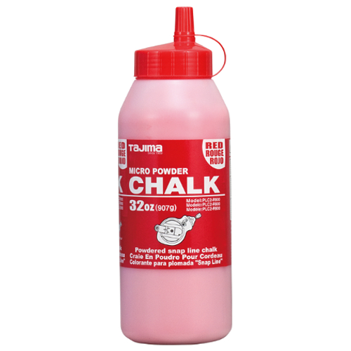Red ultrafine powdered chalk, 32 oz at TSW