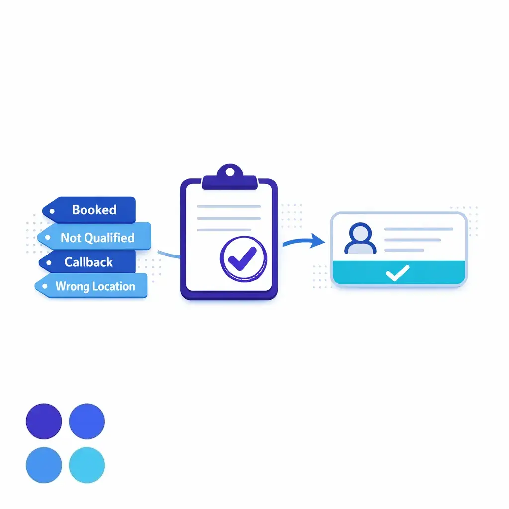 A tag taxonomy is checked against an audit stamp to show reliable reporting.
